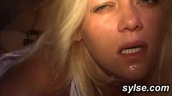 Lesbian milfs get naughty in the sauna - A French amateur compilation