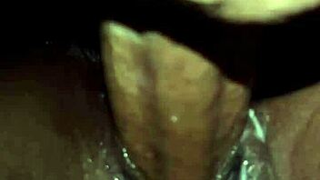 Cumshot from behind in HD video