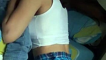 School babe with big boobs gives a great blow job to her partner after the class.