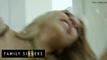 Petite teen gets naughty with stepbrothers big cock