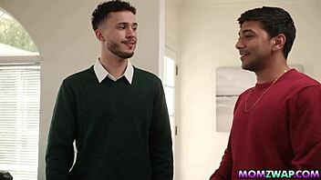 Stepsons and stepmoms engage in steamy group sex sessions