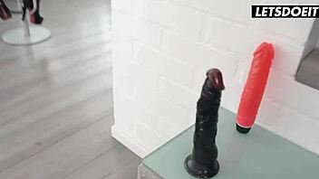 Nataly Gold is a Russian porn star and she has rough anal sex in this video