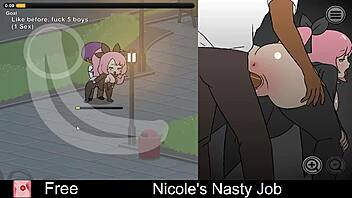 Nicoles is doing her job, but it's not a usual one