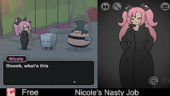 Nicoles is doing her job, but it's not a usual one